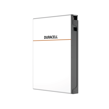 Durecell Dura5 thuisbatterij schuin van rechts