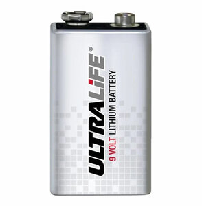 Ultralife Lithium 6FR61 10 jaar werkende batterij 9 volt 